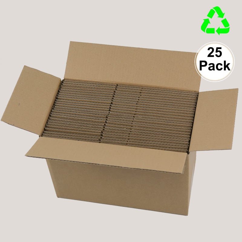 Sodissa 7x5x4 Inches Shipping Boxes  Brown Corrugated Cardboard Boxes for Small Bussiness  25 Pack - Image 5